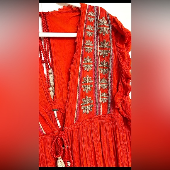 Free People Womens Will Wait for You Boho Floral Maxi Dress - Picture 9 of 11